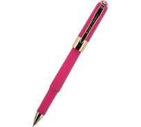 Шариковая ручка Bruno Visconti MONACO 0.5 мм, синяя, малиновый корпус 20-0125/21