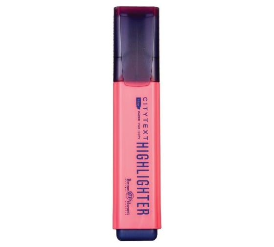 Текстовыделитель Bruno Visconti CityText розовый 22-0038