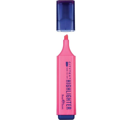 Текстовыделитель Bruno Visconti CityText розовый 22-0038