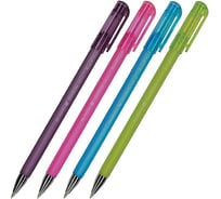 Шариковая ручка Bruno Visconti SlimWrite CREATIVE 0.5 мм, синяя 4 цвета корпуса 20-0019