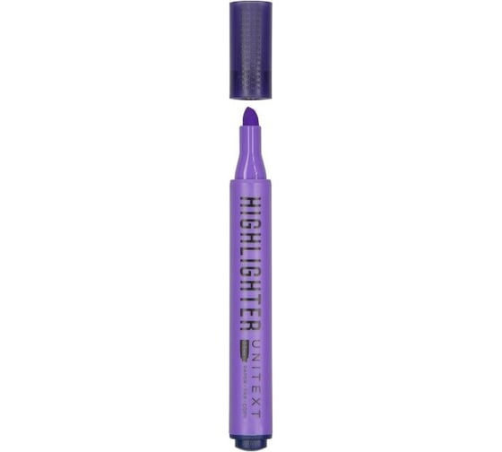Текстовыделитель Bruno Visconti UniText фиолетовый 22-0063