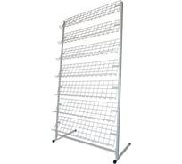 Напольная разборная стойка Attache на 7 лотков, белая, 180х47х105,5 см 373197