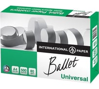 Бумага для офисной техники Ballet Universal A4, марка C, 80 г/кв.м, 500 листов 44862