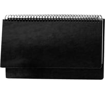 Недатированный планинг Attache Agenda искусственная кожа 60 листов, черный, 303x150 мм 1217735