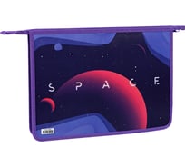 Папка для тетрадей ArtSpace Space 1 отделение, А4, пластик, на молнии ПТ-83_29503
