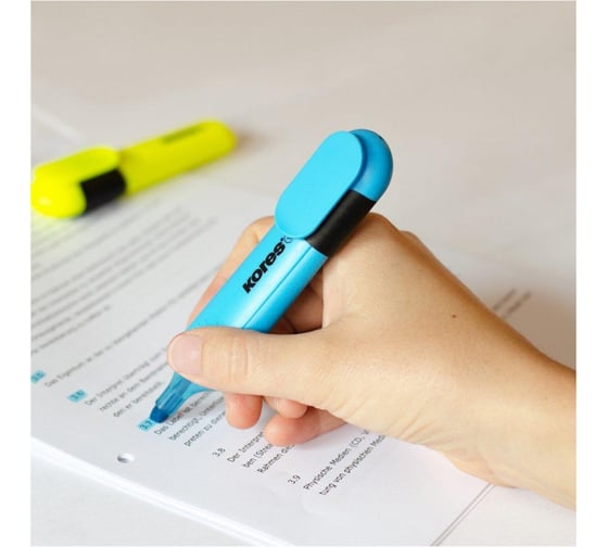 Набор текстовыделителей Kores Bright Liner Plus, 0.5-5 мм, 6 цветов 1336225