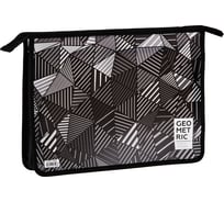 Папка для тетрадей ArtSpace Geometric 2 отделения, А4, пластик, на молнии ПТ-83-2_29506