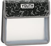 Папка для тетрадей ArtSpace Youth Generation 2 отделения, А5, пластик, на липучке ПТ-95_29544