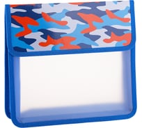 Папка для тетрадей ArtSpace Military 2 отделения, А5, пластик, на липучке ПТ-95_29533