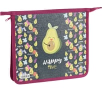 Папка для тетрадей ArtSpace Avocado 1 отделение, А5, пластик/картон, на молнии ПТ-715_29476