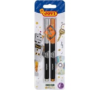 Набор маркеров для декорирования JOVI Decor metalic золото+серебро 2 шт, пулевидные, 2 мм 1602M