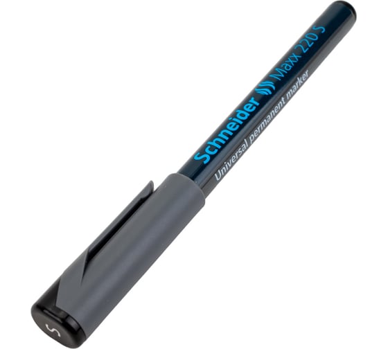 Перманентный маркер Schneider Maxx 220 S черный, игольчатый, 0.4 мм 112401