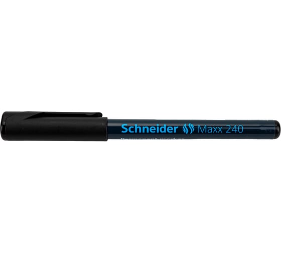 Перманентный маркер Schneider Maxx 240 черный, пулевидный, 2 мм 124001 1