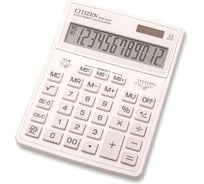 Настольный калькулятор Citizen 12 разрядов, двойное питание, белый SDC444XRWHE
