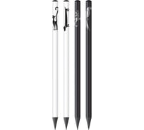 Набор чернографитных карандашей BERLINGO Riddle HB, 4 шт, черное дерево, круглые, заточенные, ассорти BP01165_4