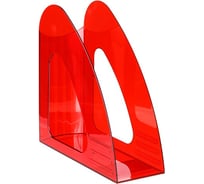 Вертикальный лоток для бумаг OfficeSpace Colorful тонированный красный VH_33838