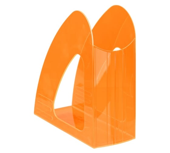 Вертикальный лоток для бумаг OfficeSpace Colorful тонированный оранжевый VH_33839