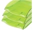 Горизонтальный лоток для бумаг OfficeSpace Colorful тонированный зеленый HT_33846 5