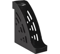 Вертикальный лоток для бумаг Стамм Торнадо черный ЛТ401