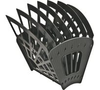 Веерный лоток для бумаг Стамм Эконом 7-ми секционный, черный ЛТ418