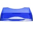 Горизонтальный лоток для бумаг OfficeSpace Colorful тонированный синий HT_33849 3
