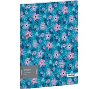 Папка на 2 кольцах BERLINGO Flowers 24 мм, 600 мкм, D-кольца, с внутренним карманом, с рисунком RB4_2D501