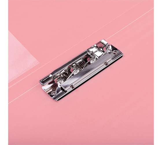 Папка BERLINGO Neon с зажимом, 17 мм, 700 мкм, неоновая оранжевая ACp_01804