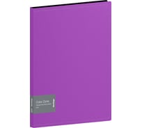 Папка BERLINGO Color Zone с 60 вкладышами, 21 мм, 1000 мкм, фиолетовая AVp_60107