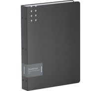 Папка BERLINGO Steel&Style с 80 вкладышами, 45 мм, 1800 мкм, пластик полифом, черная PPf_97001