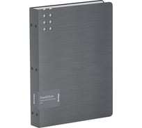 Папка BERLINGO Steel&Style с 80 вкладышами, 45 мм, 1800 мкм, пластик полифом, серебристый металлик PPf_97102