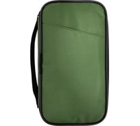 Органайзер для документов Lamark Travel 12,5х24х2,8 см, цвет хаки, подкладка хаки DH0070-KH