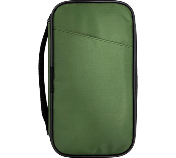 Органайзер для документов Lamark Travel 12,5х24х2,8 см,  цвет хаки, подкладка хаки DH0070-KH