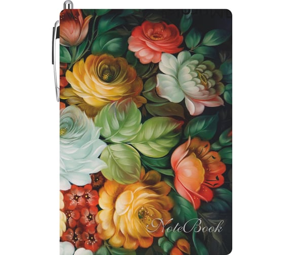 Блокнот Lamark Colorful с ручкой, 105х150 мм, ручка, блок спираль NB0111 1