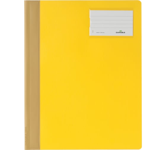 Папка-скоросшиватель Durable Management File А4+, ПВХ, желтая 2500-04 1