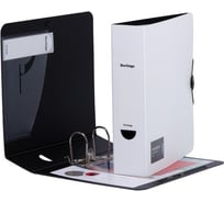 Папка-регистратор BERLINGO Steel&Style 80 мм, 2500 мкм, пластик полифом, с внутренним карманом PPf_98004