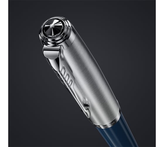 Перьевая ручка Parker 51 Midnight Blue CT черная, 0.8 мм, подарочная упаковка 2123501