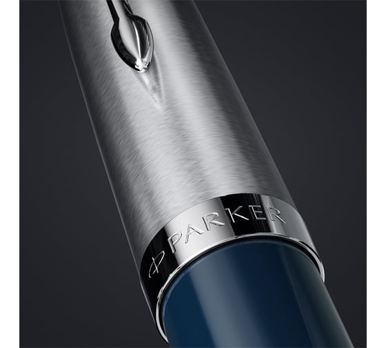 Перьевая ручка Parker 51 Midnight Blue CT черная, 0.8 мм, подарочная упаковка 2123501