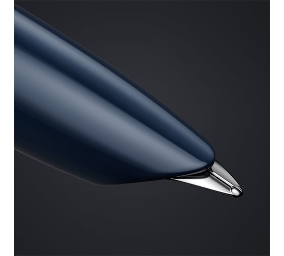 Перьевая ручка Parker 51 Midnight Blue CT черная, 0.8 мм, подарочная упаковка 2123501
