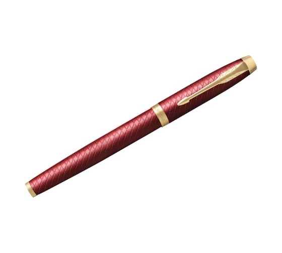 Перьевая ручка Parker IM Premium Red GT синяя, 0.8 мм, подарочная упаковка 2143650