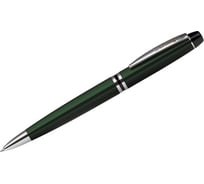 Шариковая ручка BERLINGO Silk Prestige синяя, 0.7 мм, зеленый, поворотный, индивидуальная упаковка CPs_70354