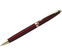 Шариковая ручка BERLINGO Silver Luxe синяя, 0.7 мм, бордовый корпус, поворотный, индивидуальная упаковка CPs_70413