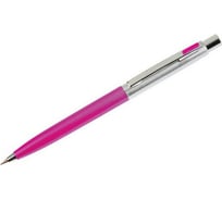 Шариковая ручка BERLINGO Silver Arrow хром/фуксия, 0.7 мм, синяя, кнопочный, индивидуальная упаковка CPs_70511