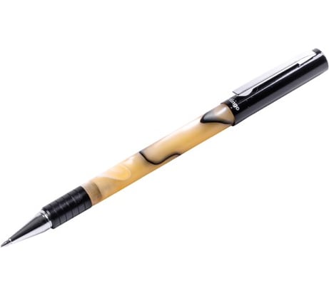 Подарочная шариковая ручка BERLINGO Fantasy синяя, 0.7 мм, бежевый корпус акрил CPs_70503