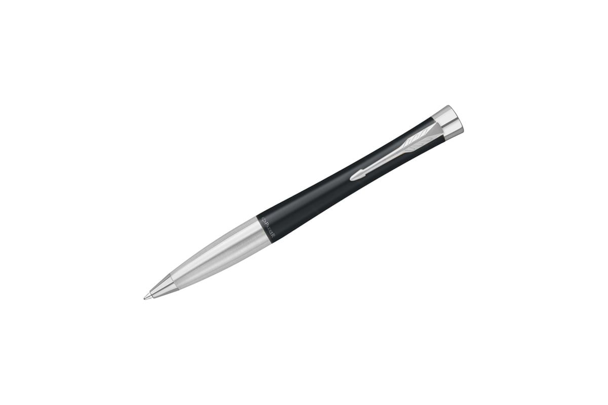 Шариковая ручка Parker Urban Twist Black CT синяя, 1.0 мм, поворотный,  подарочная упаковка 2143639 - выгодная цена, отзывы, характеристики, фото -  купить в Москве и РФ