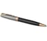 Шариковая ручка Parker Sonnet Metal&Black GT черная, 1.0 мм, поворотный, подарочная упаковка 2119787 2