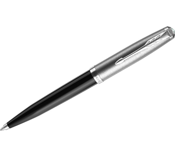 Шариковая ручка Parker 51 Black CT черная, 1.0 мм, поворотный, подарочная упаковка 2123493