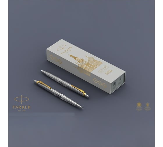 Шариковая ручка Parker Jotter Россия специальная коллекция, синяя, 1.0 мм, кнопочный 2126175