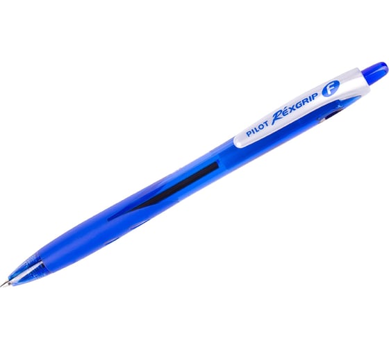 Автоматическая шариковая ручка Pilot Rexgrip синяя, 0.7 мм, грип BPRG-10R-F-L 1