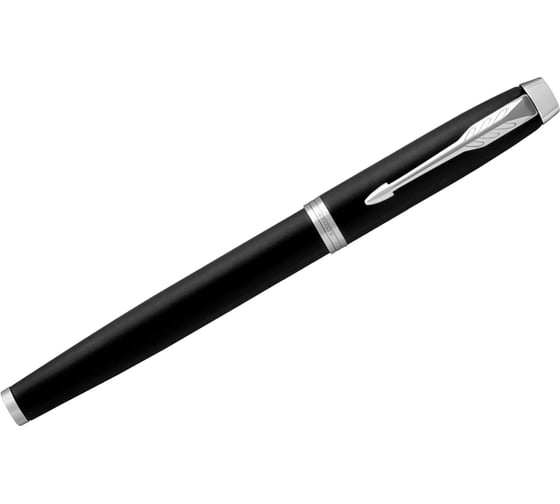 Ручка-роллер Parker IM Essential Muted Black CT черная, 0.8 мм, подарочная упаковка 2143634