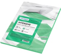 Цветная бумага OfficeSpace intensive А4, 80 г/м2, 50 листов, зеленый 245183